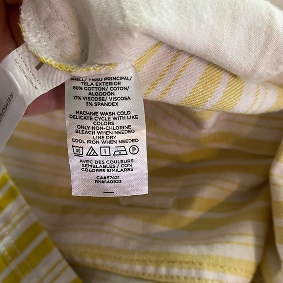 NWT LOFT Striped Pocket Shift Skirt - Picture 12 of 12